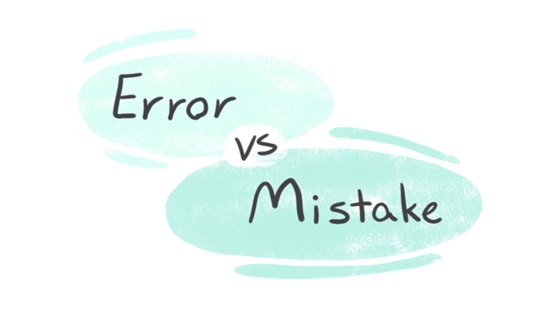 تفاوت error و mistake در زبان انگلیسی و مثال کاربرد در جمله